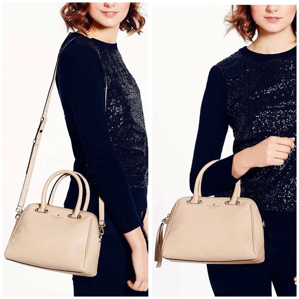 KATE SPADE Blush Leather Charles Street Mini Bag